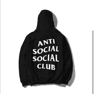 Anti Social Social Club “Mind Games” Hoodie, black